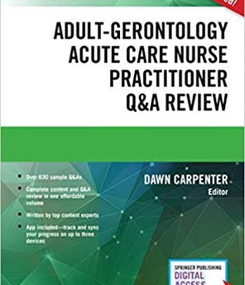 خرید ایبوک Adult-Gerontology Acute Care Nurse Practitioner Q&A Review دانلود کتاب بزرگسالان-جوناتولوژی مراقبت از حوادث پرستار متخصص پرسش و پاسخ نقد و بررسی کتاب از امازون